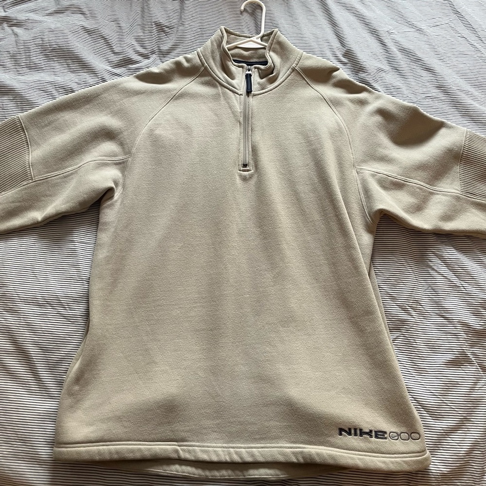 Nike Silver/Gray Medium Pullover Zip-Up